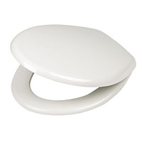 Carrara and Matta Thermoplastic Toilet Seats White