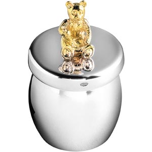 Bear Honey Jar Keepsake In Sterling Silver By Carrs Of Sheffield