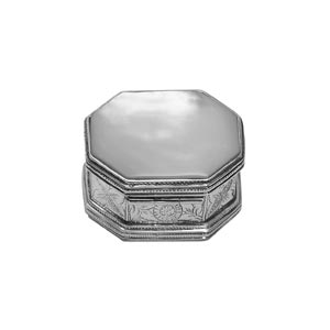 Carrs Of Sheffield Mother Of Pearl Box In Sterling Silver By Carrs Of Sheffield