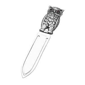 Carrs Of Sheffield Owl Bookmark In Sterling Silver By Carrs Of Sheffield