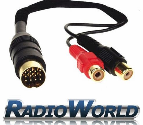 Carsio Kenwood Aux -IN Input Adapter for IPOD/MP3 Gold Plated