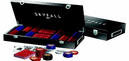 150 Chips James Bond Skyfall Poker Set