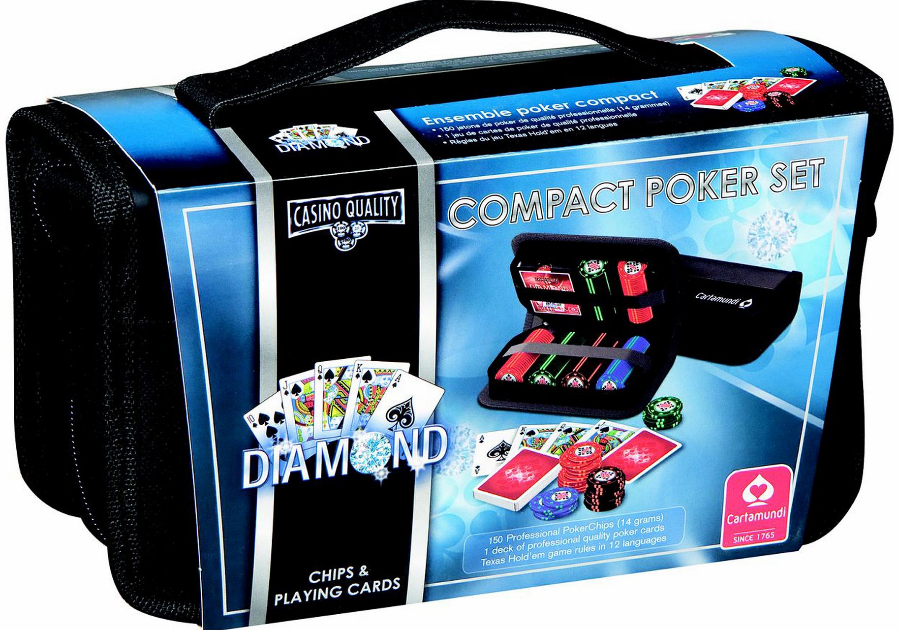Cartamundi Diamond Poker Set - 150 Chips