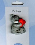 Carte Blanche Greetings Me to You - heart pin badge