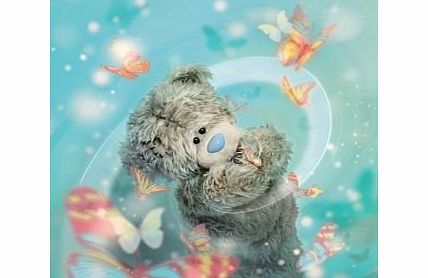Carte Blanche Me to You - Birthday - Butterflies - 3D Holographic Card - Tatty Teddy Bear