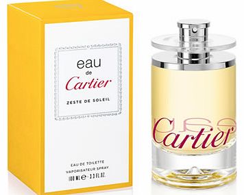 Cartier Eau De Cartier Zeste de Soleil EDT 100ml