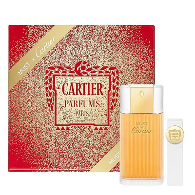 Cartier Must For Women EDT 100ml Gift Set