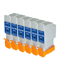 6 x Compatible Black Inkjet Cartridges