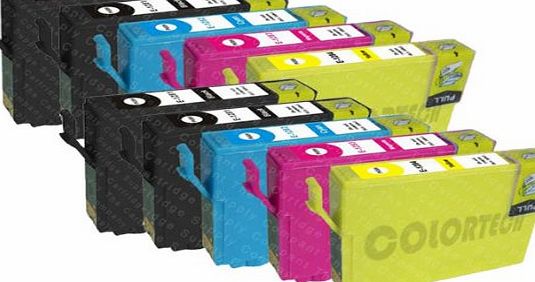Cartridge Supply Company 10 Moreinks Premium Compatible Printer Ink Cartridges to Replace Epson T1285 T1281 T1282 T1283 T1284 - Cyan / Magenta / Yellow / Black