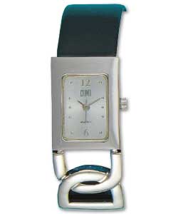 Carvel Ladies Black Strap Watch