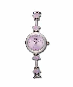 Carvel Ladies Chrome Colour Bracelet Watch
