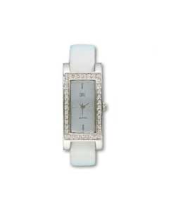 Carvel Ladies Interchangeable Strap Watch/Stone Set Case