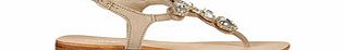 Carvela Kurt Geiger Bonnie nude bejewelled sandals