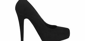 Kaci black platform high heels