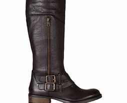 Carvela Kurt Geiger Peyton brown leather knee-high boots