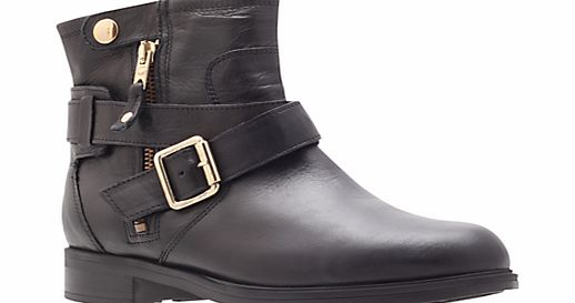 Carvela Saturn Leather Ankle Boots, Black