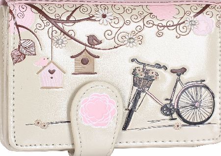 CASA DI BORSE Ladies Medium Zipper Purse