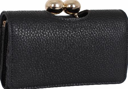 CASA DI BORSE Medium Flap Cut Out Frame Purse