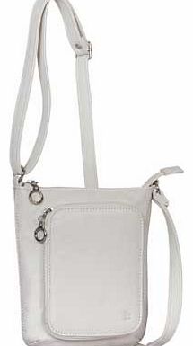 Real Leather Handbag - White