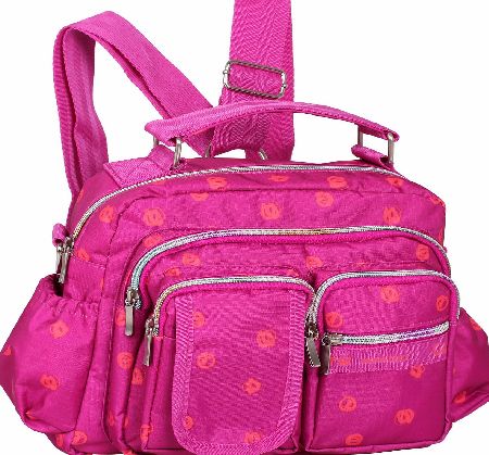 CASA DI BORSE Small Backpack With Carry Handle