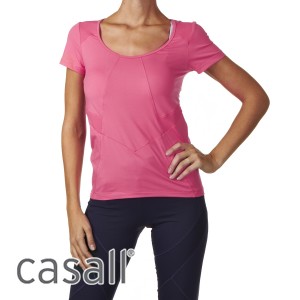 Fitness - Casall Delta T-Shirt - Candy