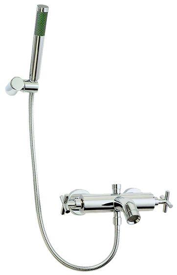 cascata Cross Handle Bath Shower Mixer - Excludes Shower Kit