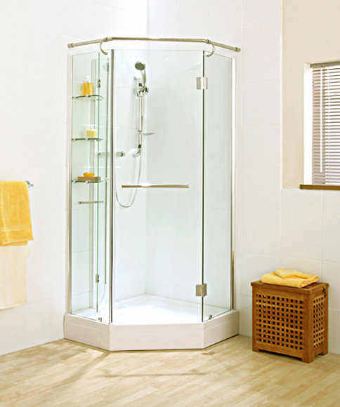 Pentagonal Shower Enclosure with