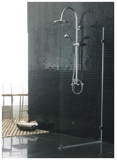 Virino Wet Room Shower Screen 1000mm