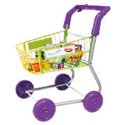 Shopping Trolley with Play Food