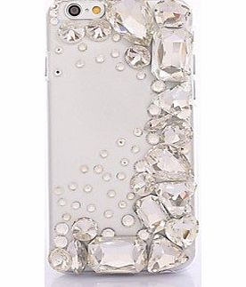 Case for iphone 6 New Arricval 2014 Fashhion Transparent Bling Crystal Rhinestones Back Cover Case for iPhone 6