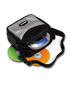 Silver CD Player Case