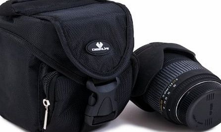 Case4Life SLR DSLR Medium Lens Carry Case Bag for Tamron SP Lenses inc AF 18-200mm XR Di, 70-300 mm AF - Lifetime Warranty