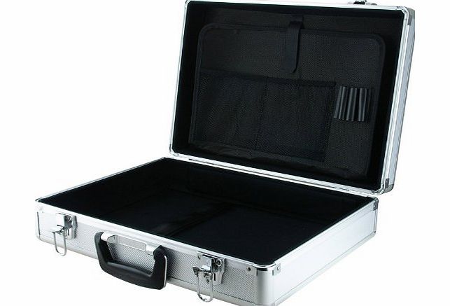 Cases and Enclosures Aluminium Laptop and Test Equipment Silver Flight Case - 450x330x125mm