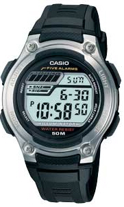 casio - Five Alarm Watch With Date - Jewellery