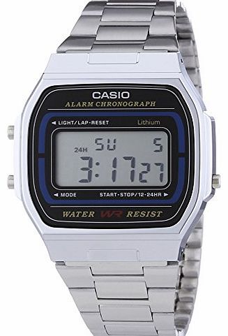 Casio A164WA-1VES Mens Digital Bracelet Watch