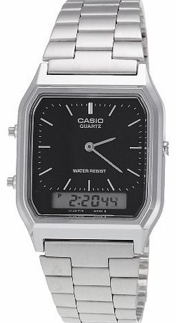 Casio AQ-230A-1DMQYES Small Unisex Combi Bracelet Watch