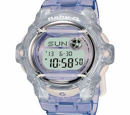 Casio Baby-G by Casio Ladies Lilac LCD Watch