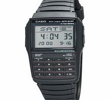Casio Black digital LCD calculator watch