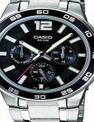 Casio Collection Black Silver Watch