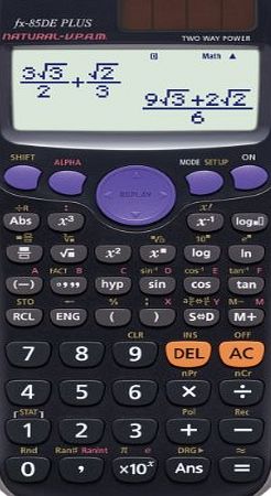 Casio FX-85DE Plus Scientific Calculator with Natural Display (German Product)