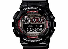 Casio G-Shock black and red digital watch