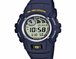 Casio G-Shock blue digital LCD watch