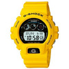 Casio G-Shock Casio Mens Black Dial Yellow Strap G-Shock Watch