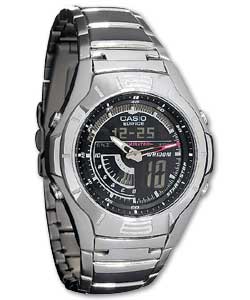 Casio Gents Edifice Analogue/Digital Stainless Steel Watch