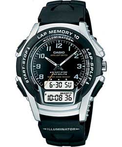 casio Gents Sports Combi 10 Lap Memory Watch