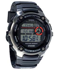Gents Wave Ceptor Radio Controlled World Time Watch