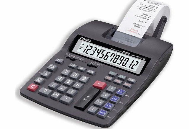 Casio HR200TEC Medium Duty Printing Calculator