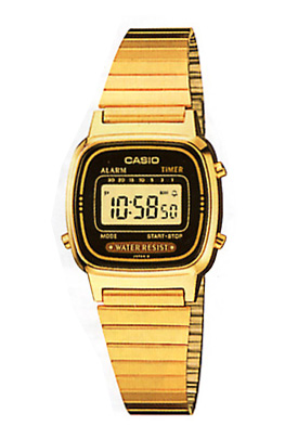 ladies watches casio ladies alarm chrono digital watch la67 - cheap