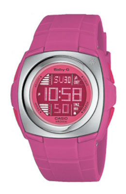 Casio Ladies Baby G Pink Watch BG 1220 4AVER