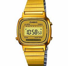 Casio Ladies Gold Plated Digital Watch `CASIO